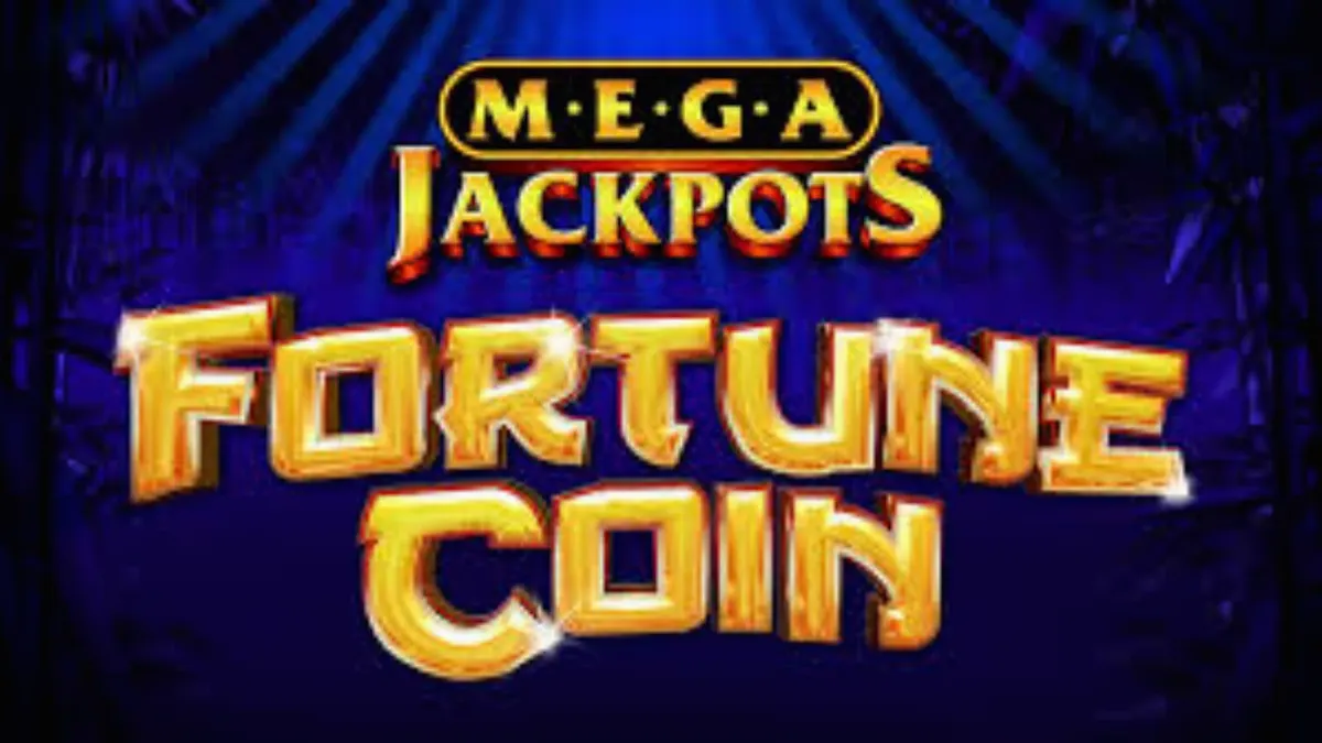 Tampilan layar permainan slot Fortune Coin Mega Jackpot dengan nuansa emas dan oriental yang mewah.